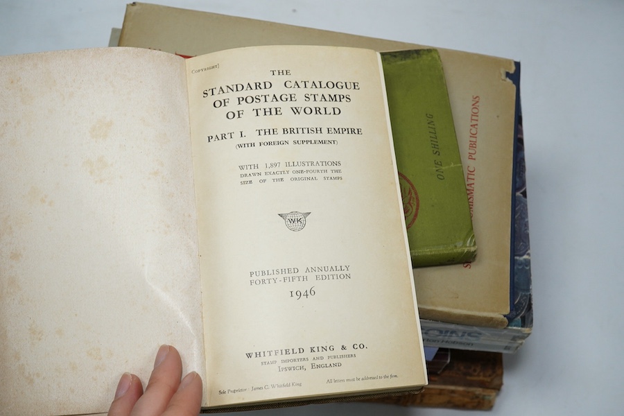 Numismatic books; Folkes, Martin, A table of English gold/silver/ modern Scotish [sic] coins, London 1736, 4vo, Seaby, P, The story of English coinage, various book catalogues etc.